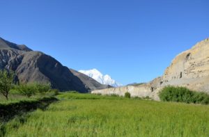 Jomsom to Kagbeni distance the gateway to Upper Mustang Himalayas